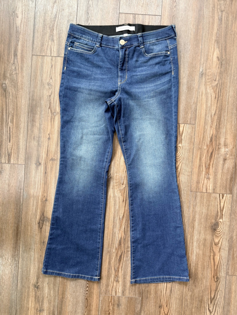 Vintage America Medium Blue Straight-Leg Jeans